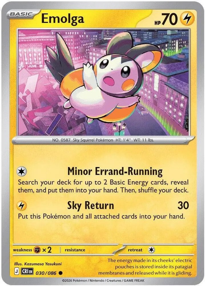 Emolga, Chaos Rising 030/86