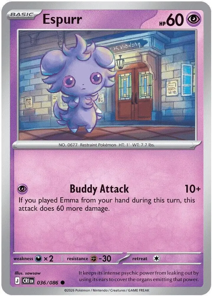 Espurr, Chaos Rising 036/86