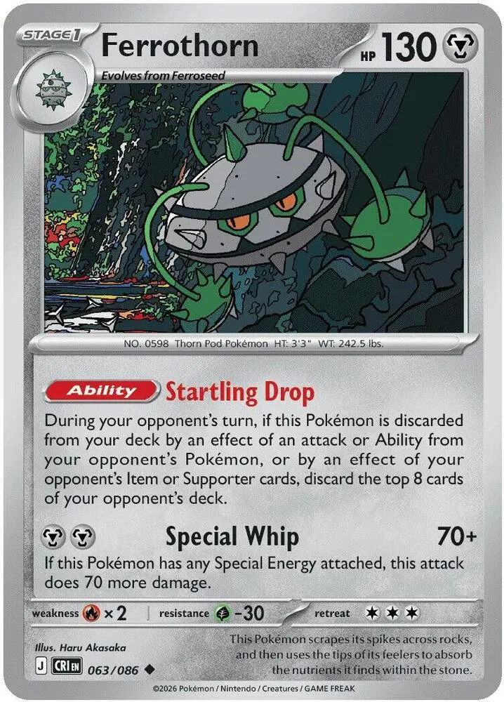 Ferrothorn, Chaos Rising 063/86