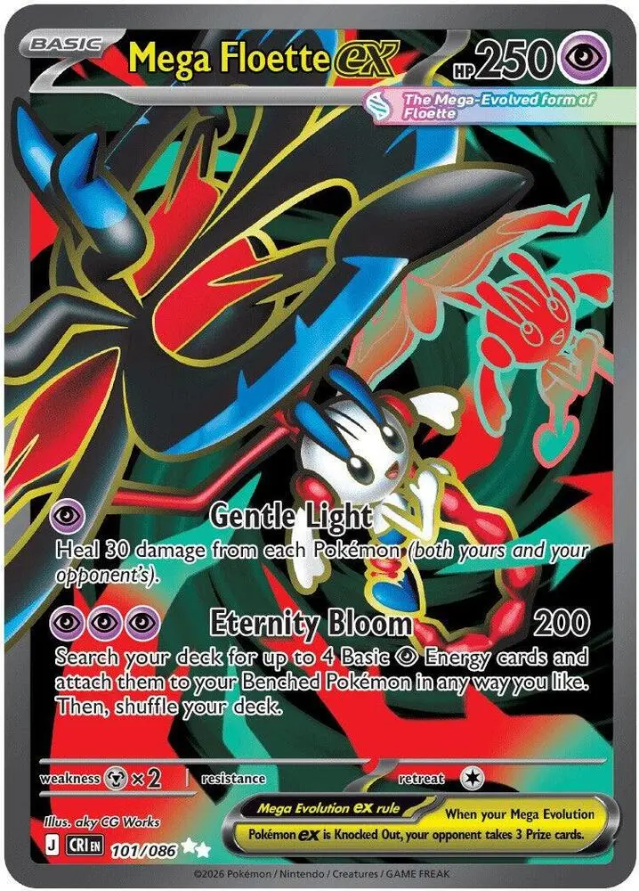 Mega Floette ex, Chaos Rising 101/86