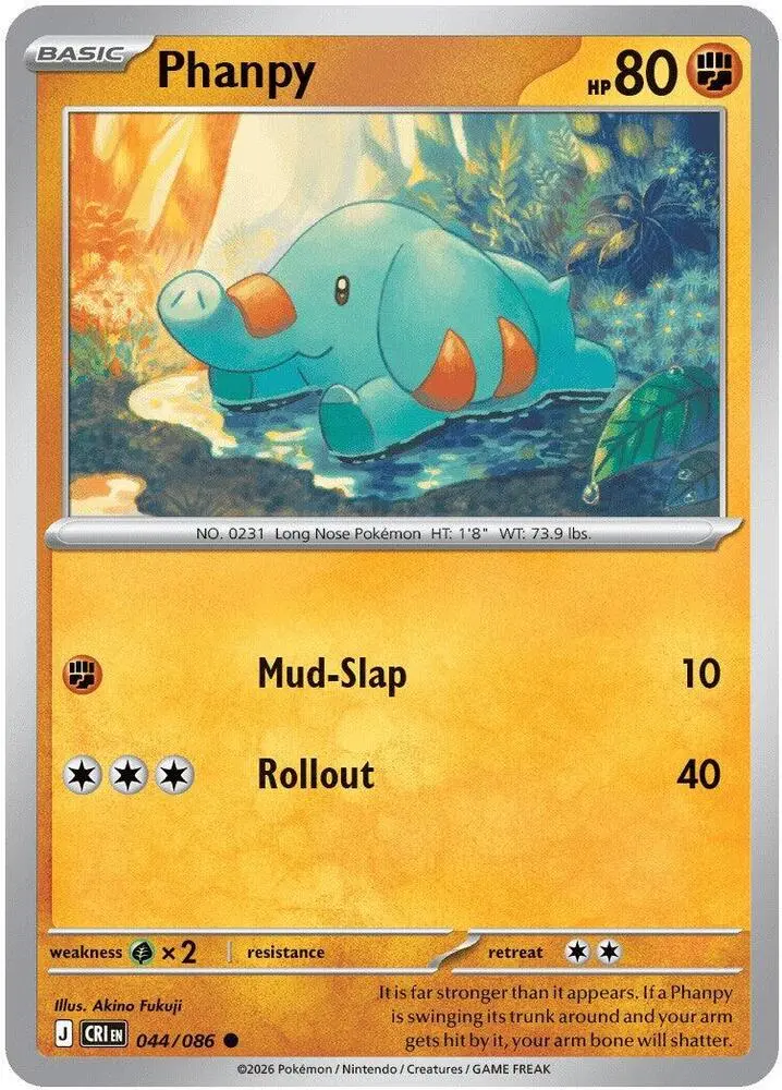Phanpy, Chaos Rising 044/86