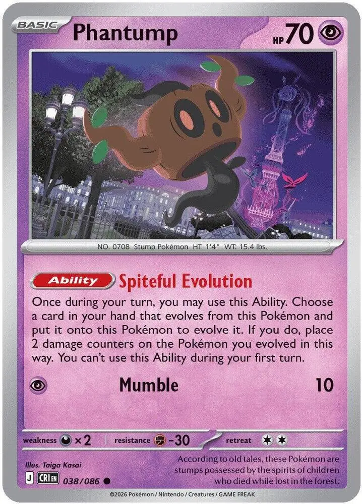 Phantump, Chaos Rising 038/86