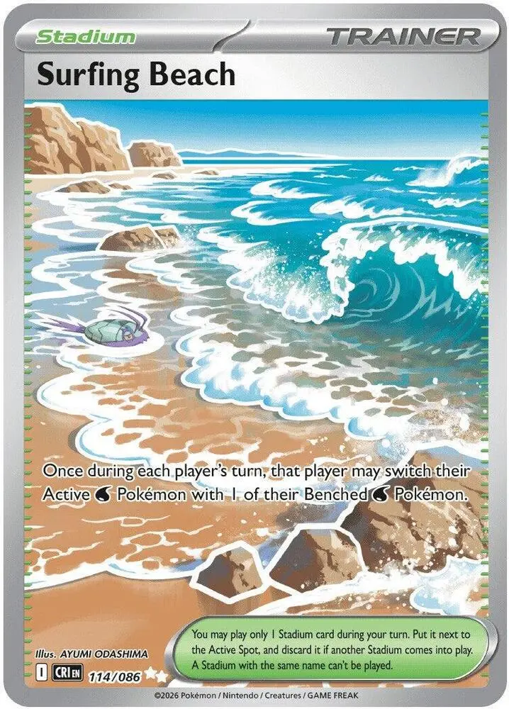 Surfing Beach, Chaos Rising 114/86