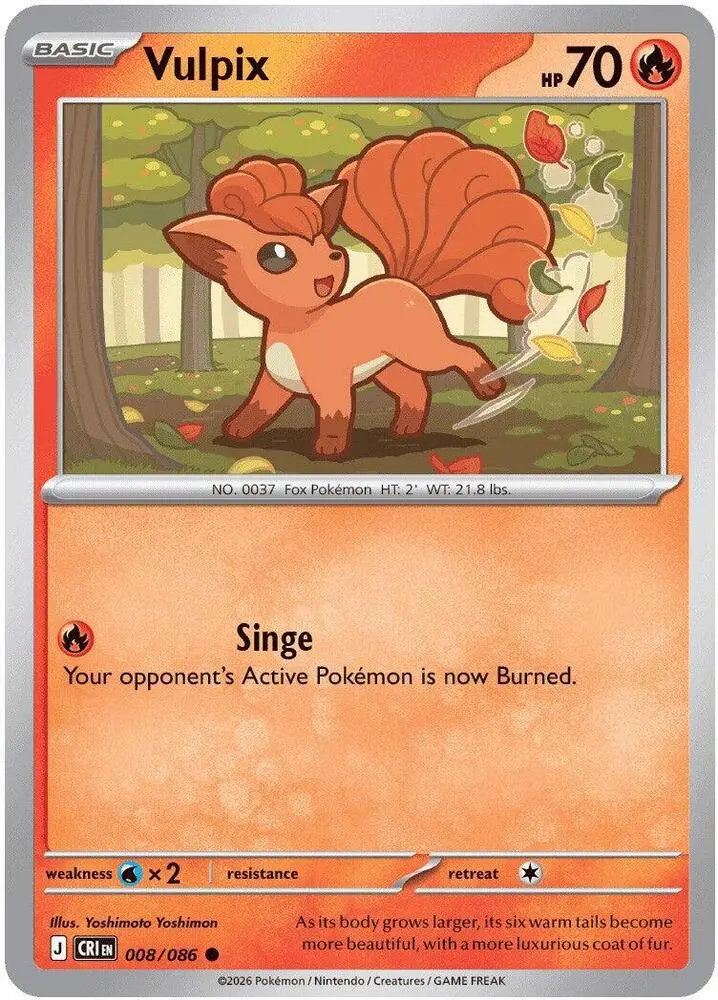 Vulpix, Chaos Rising 008/86