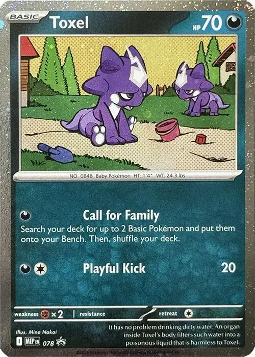 Toxel, MEP Black Star Promos 078