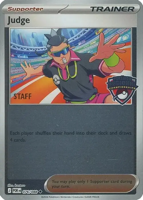 Judge, League & Championship Cards 076/088