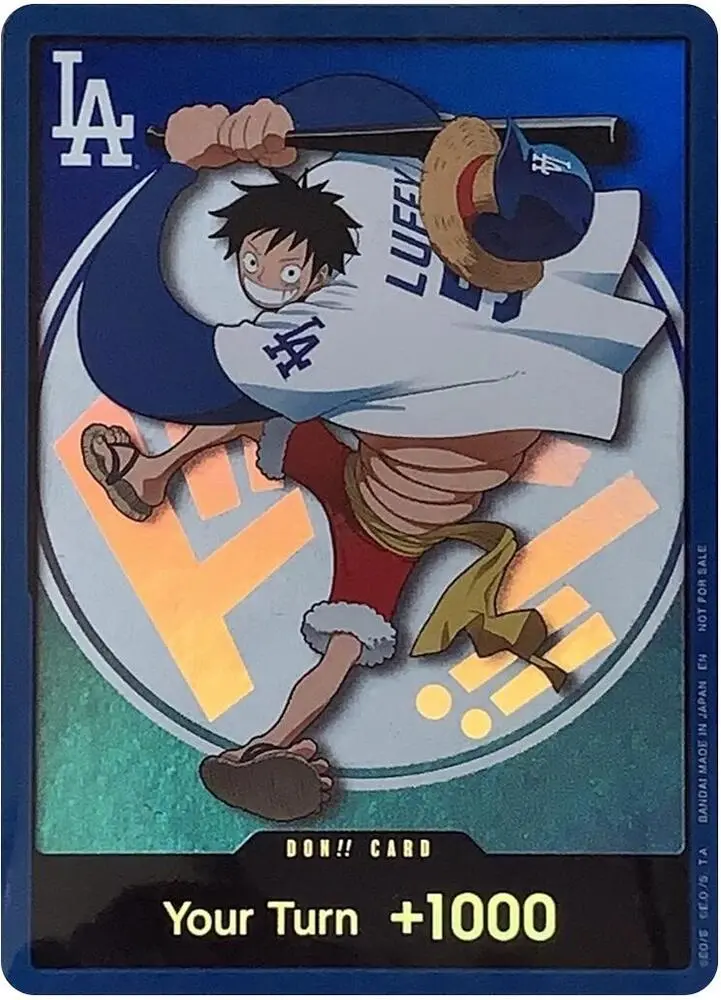 DON!! Card (LA Dodgers 2026 Promo), One Piece Promotion Cards DON!!