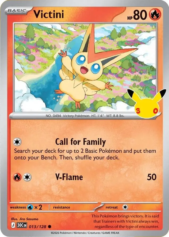 Victini, 30th Celebration 013/128