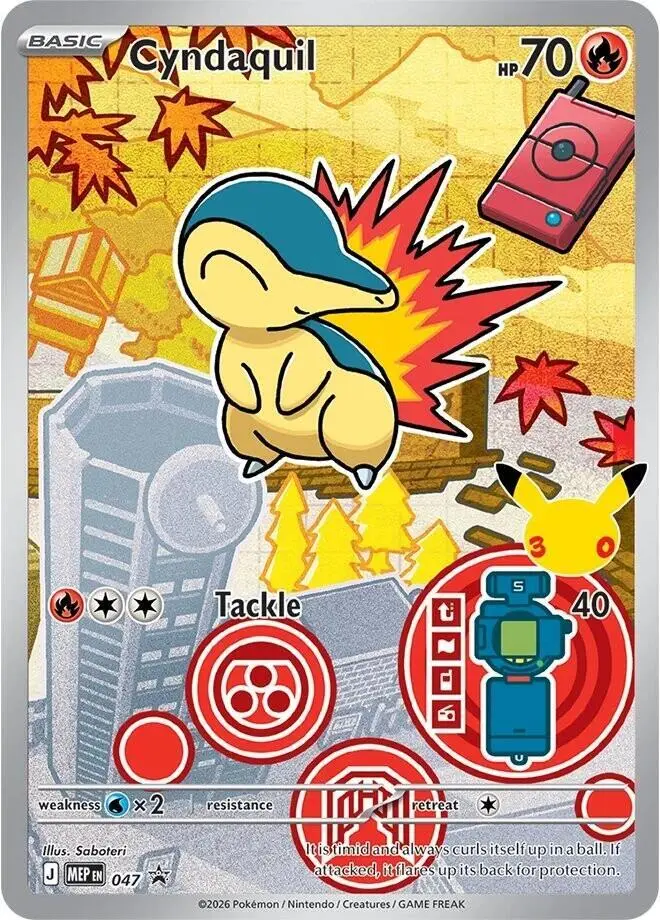 Cyndaquil, MEP Black Star Promos 047