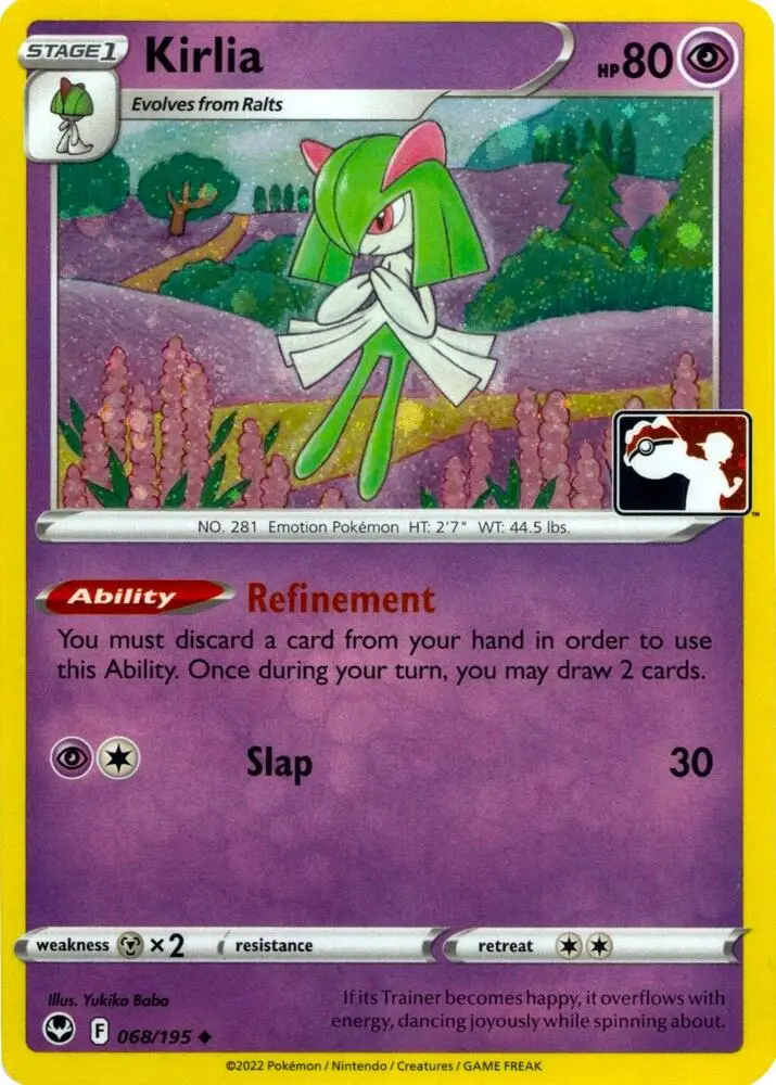 Kirlia, Prize Pack Series Cards 068/195