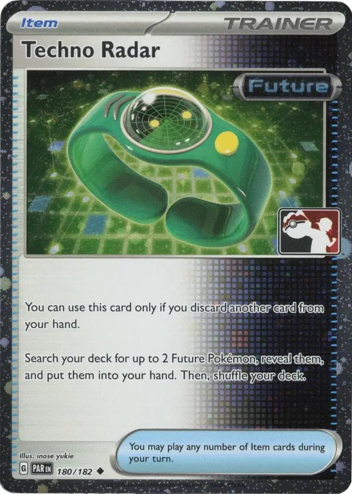 Techno Radar, Prize Pack Series Cards 180/182