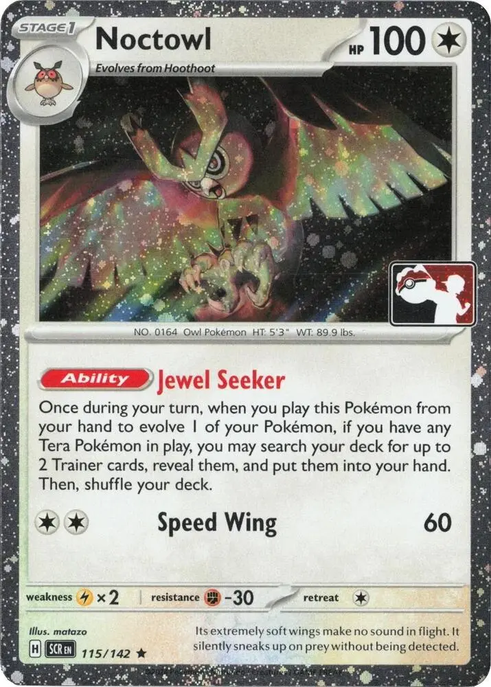 Noctowl, Prize Pack Series Cards 115/142