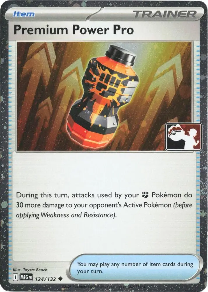 Premium Power Pro, Prize Pack Series Cards 124/132