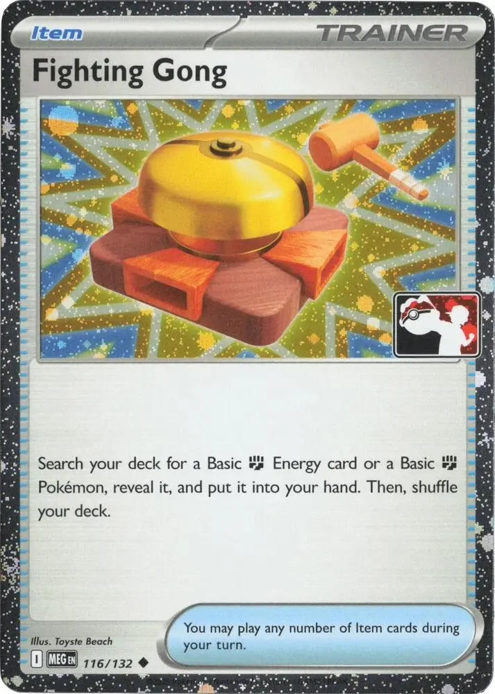 Fighting Gong, Prize Pack Series Cards 116/132