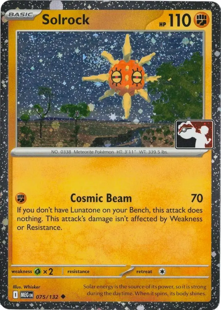 Solrock, Prize Pack Series Cards 075/132