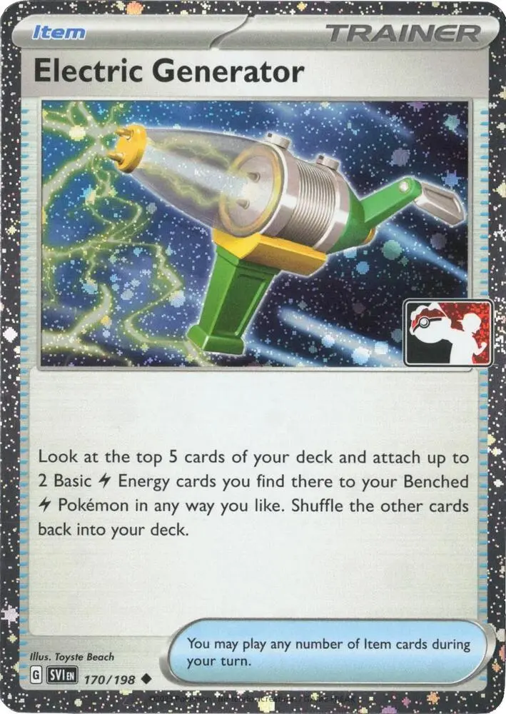 Electric Generator, Prize Pack Series Cards 170/198