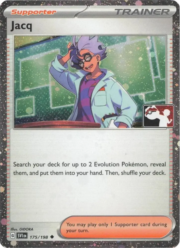 Jacq, Prize Pack Series Cards 175/198