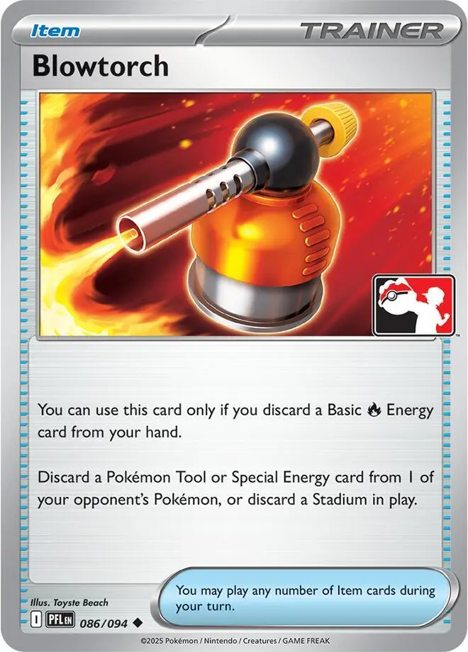 Blowtorch, Prize Pack Series Cards 086/094