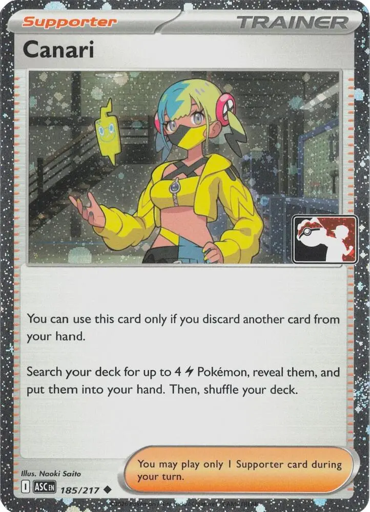 Canari, Prize Pack Series Cards 185/217