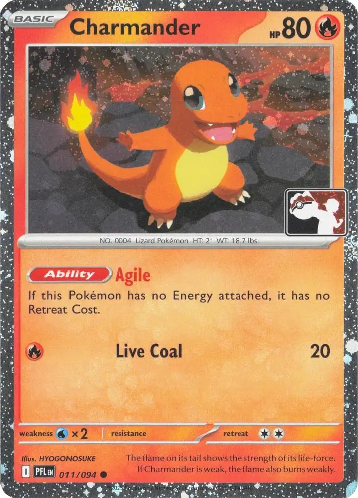 Charmander, Prize Pack Series Cards 011/094