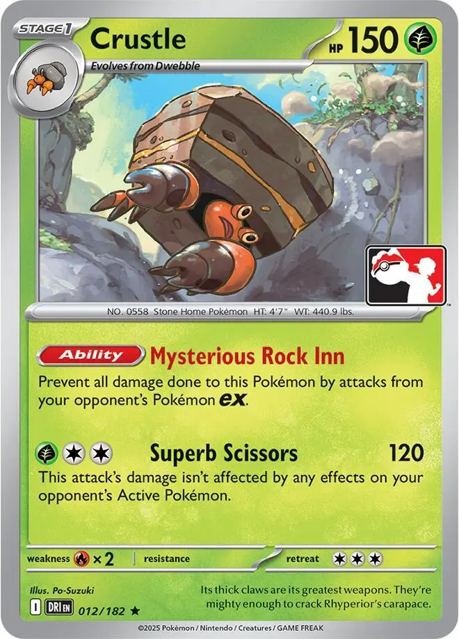 Crustle, Prize Pack Series Cards 012/182