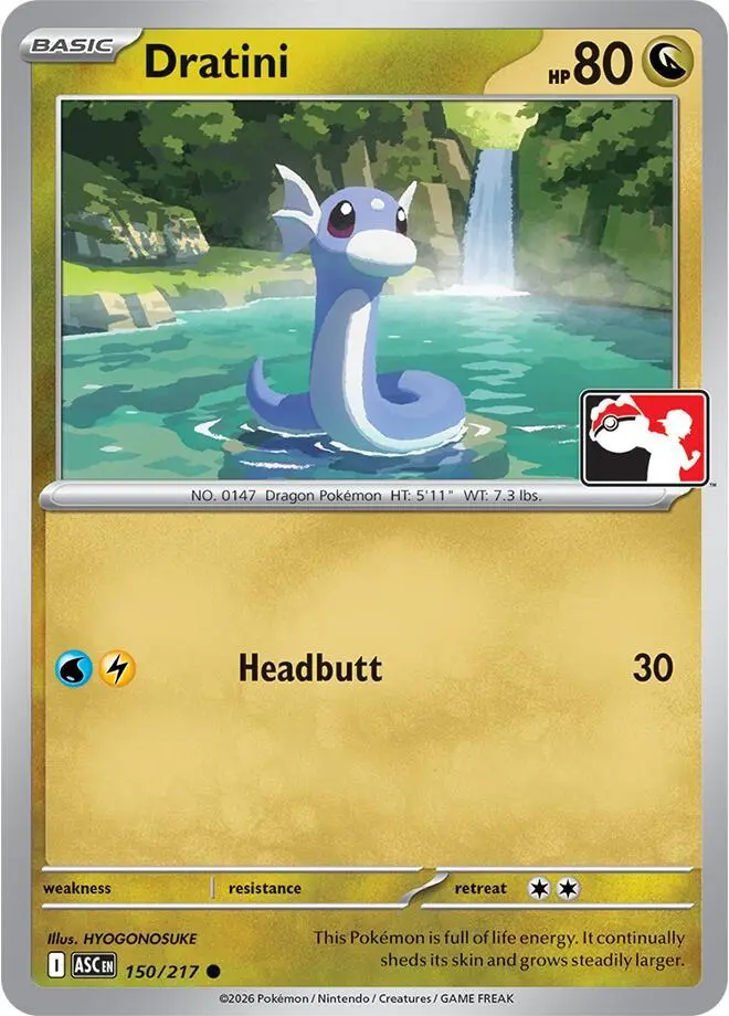 Dratini, Prize Pack Series Cards 150/217
