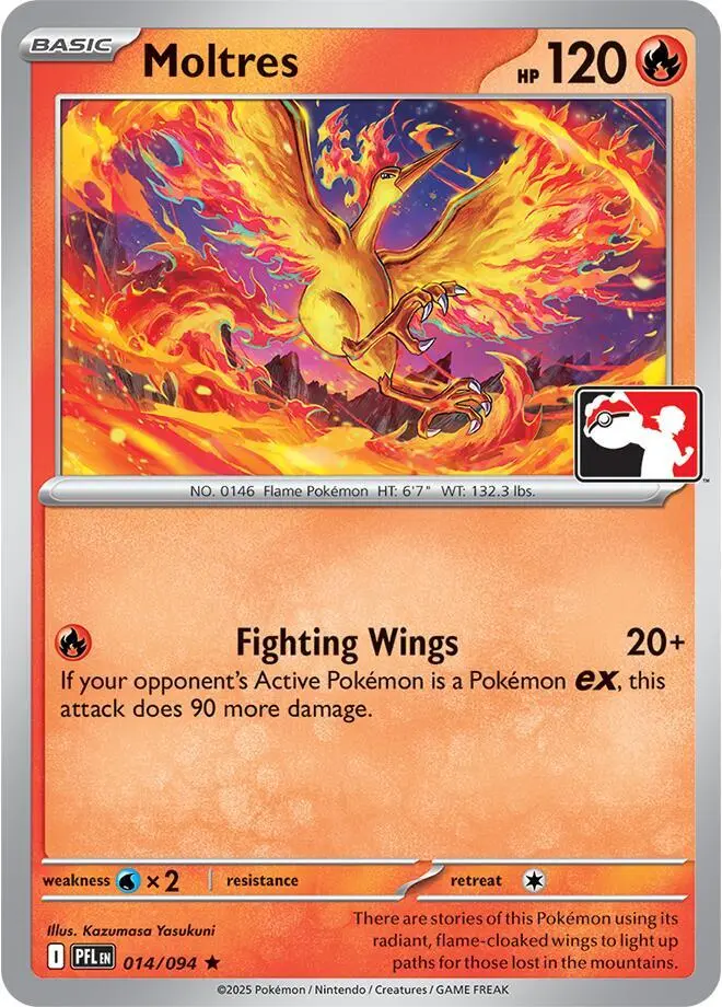 Moltres, Prize Pack Series Cards 021/172