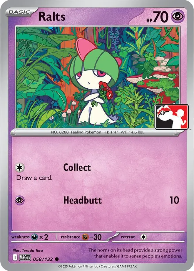Ralts, Prize Pack Series Cards 058/132