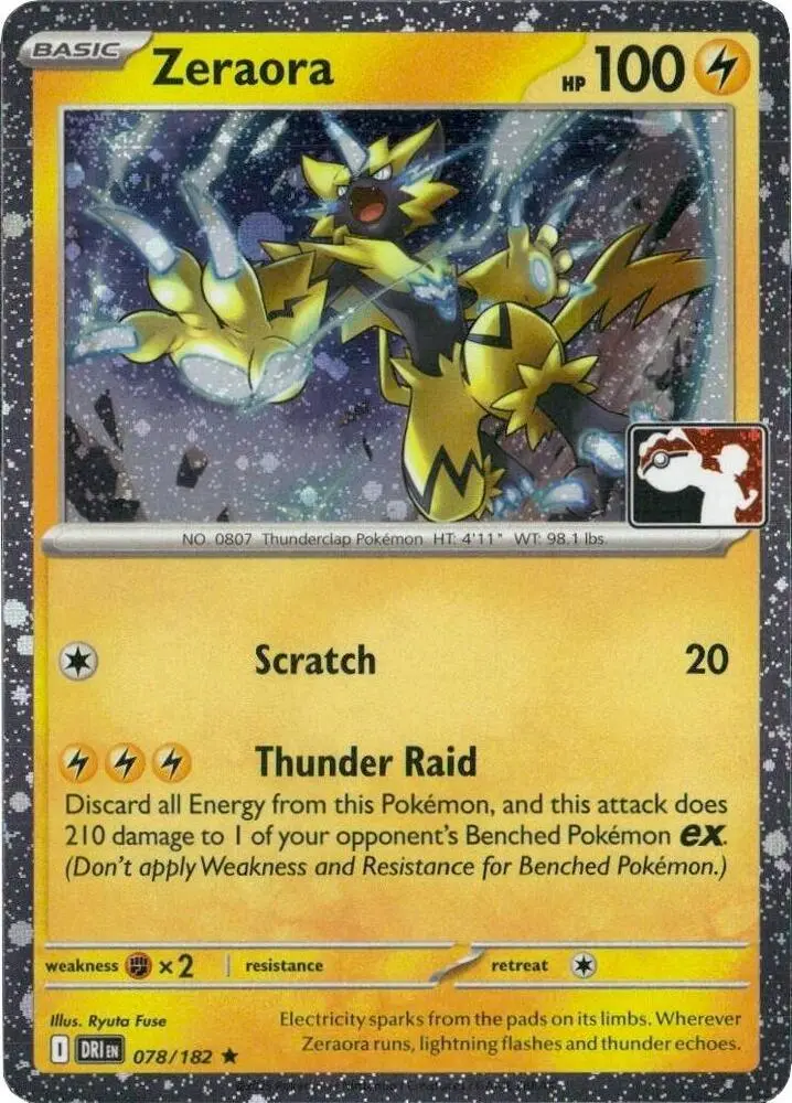 Zeraora, Prize Pack Series Cards 078/182