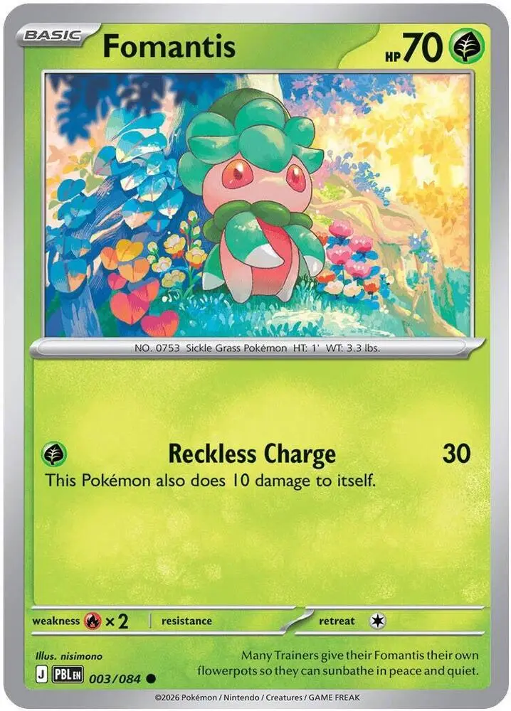 Fomantis, Pitch Black 003/84