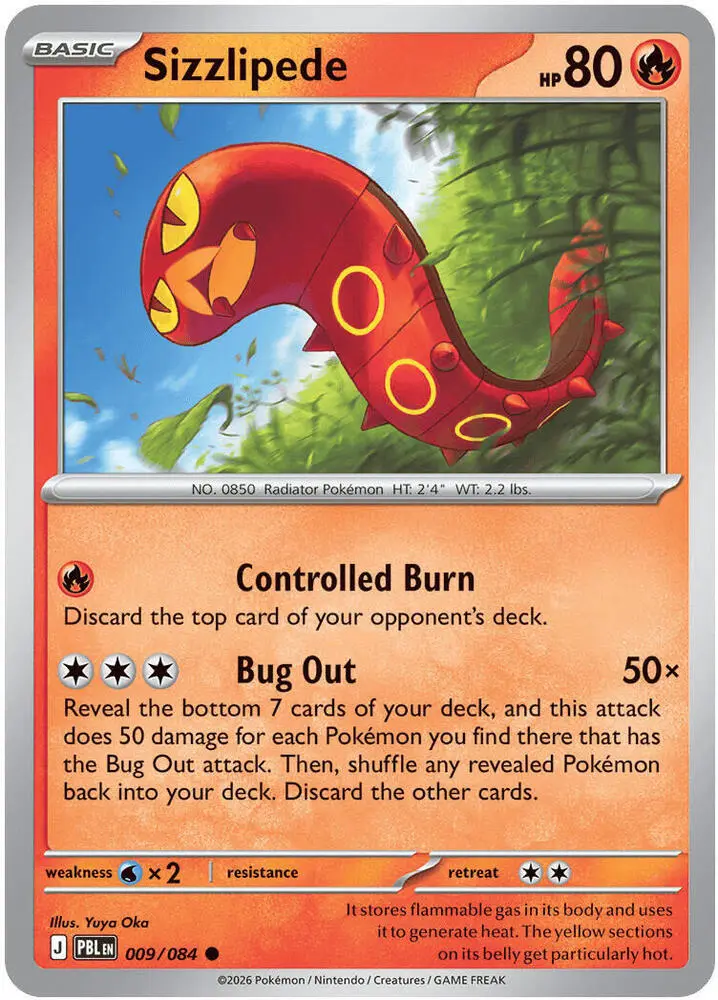 Sizzlipede, Pitch Black 009/84