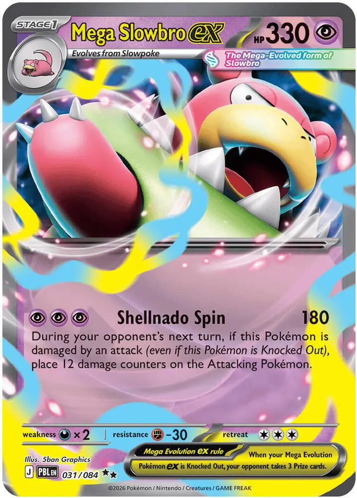 Mega Slowbro ex, Pitch Black 031/84