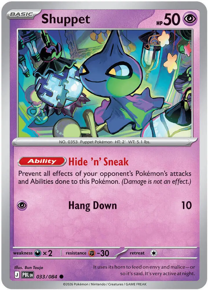 Shuppet, Pitch Black 033/84
