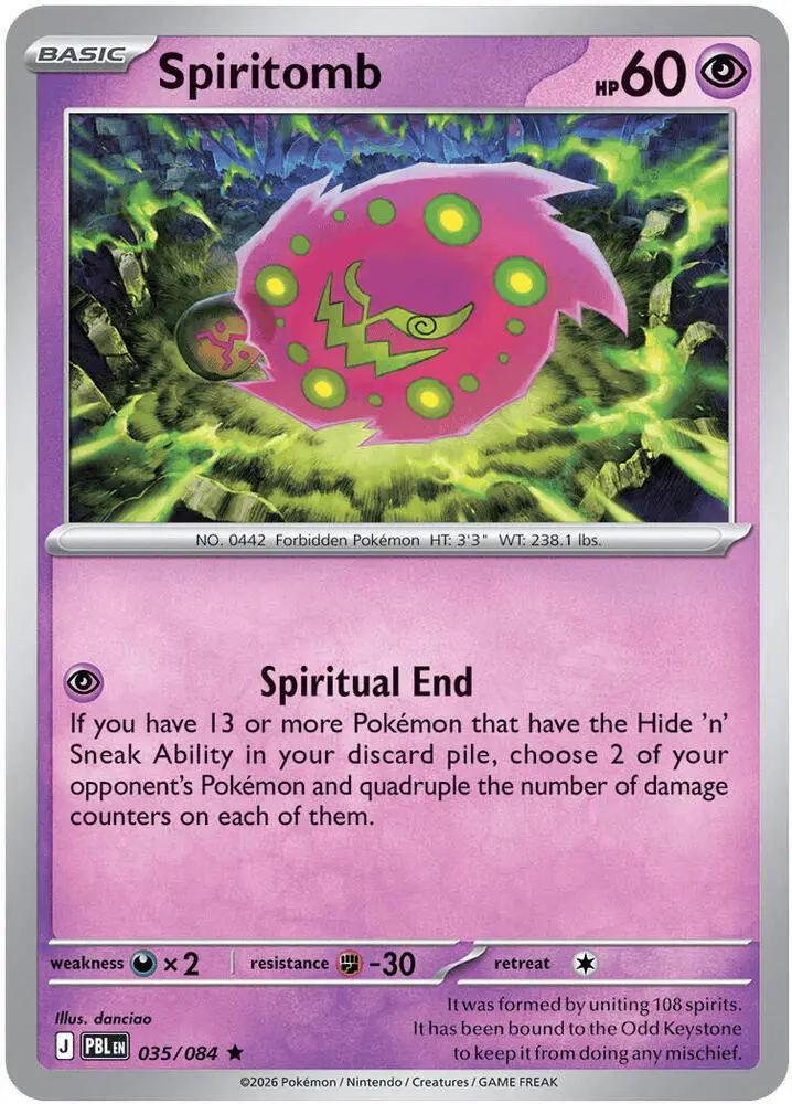 Spiritomb, Pitch Black 035/84