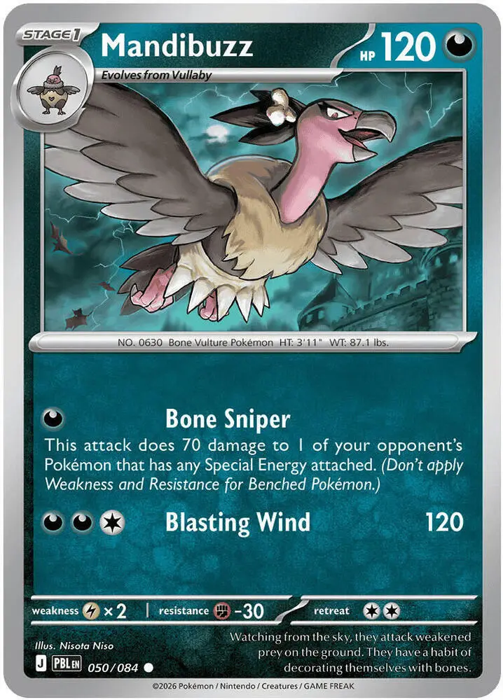 Mandibuzz, Pitch Black 050/84