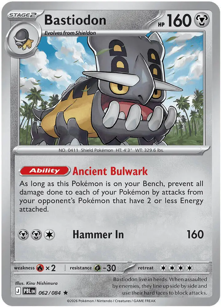 Bastiodon, Pitch Black 062/84