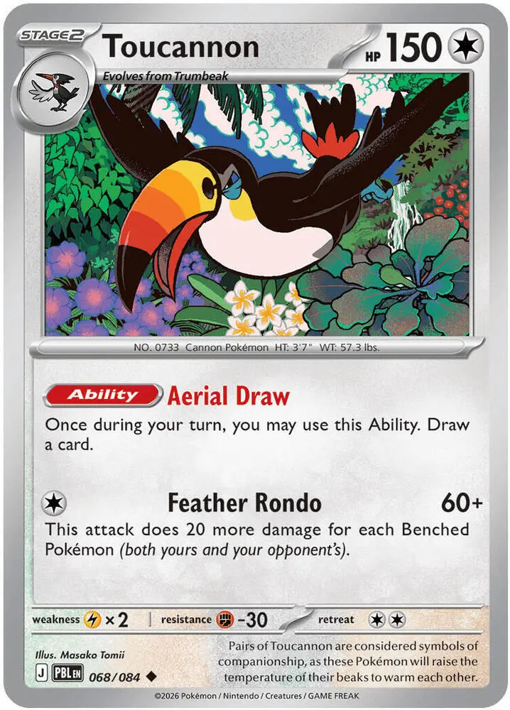 Toucannon, Pitch Black 068/84