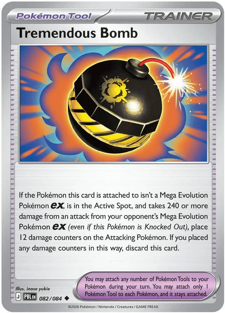 Tremendous Bomb, Pitch Black 082/84