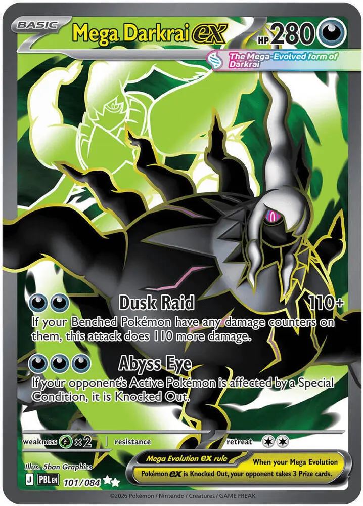 Mega Darkrai ex, Pitch Black 101/84
