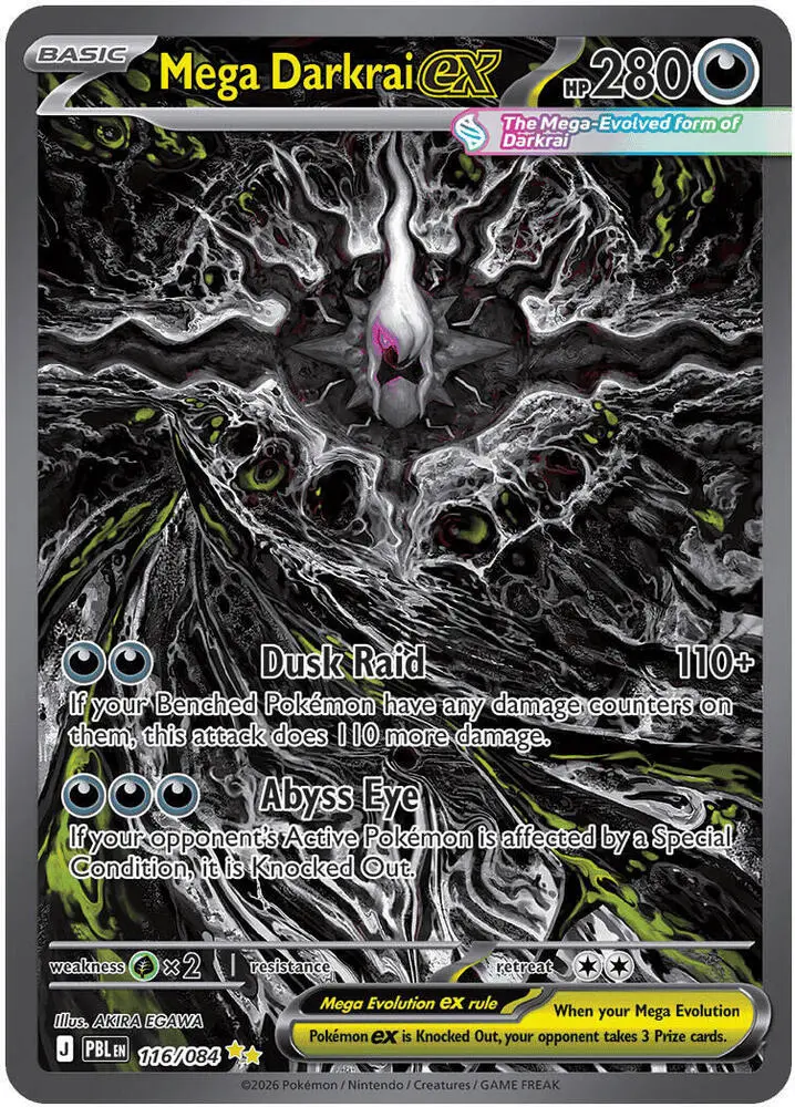 Mega Darkrai ex, Pitch Black 116/84