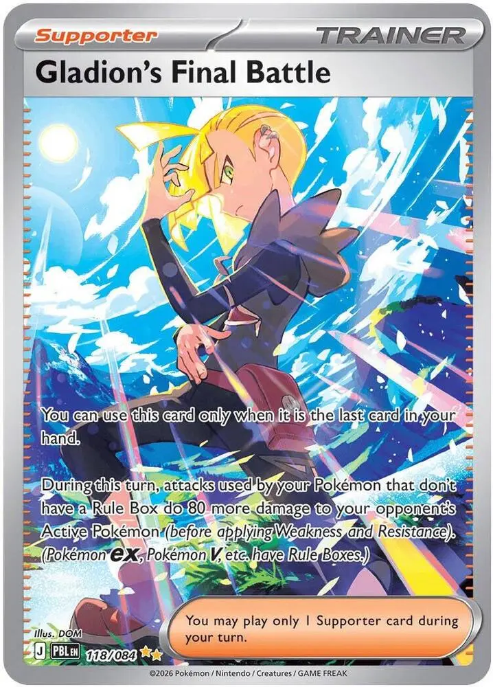 Gladion's Final Battle, Pitch Black 118/84