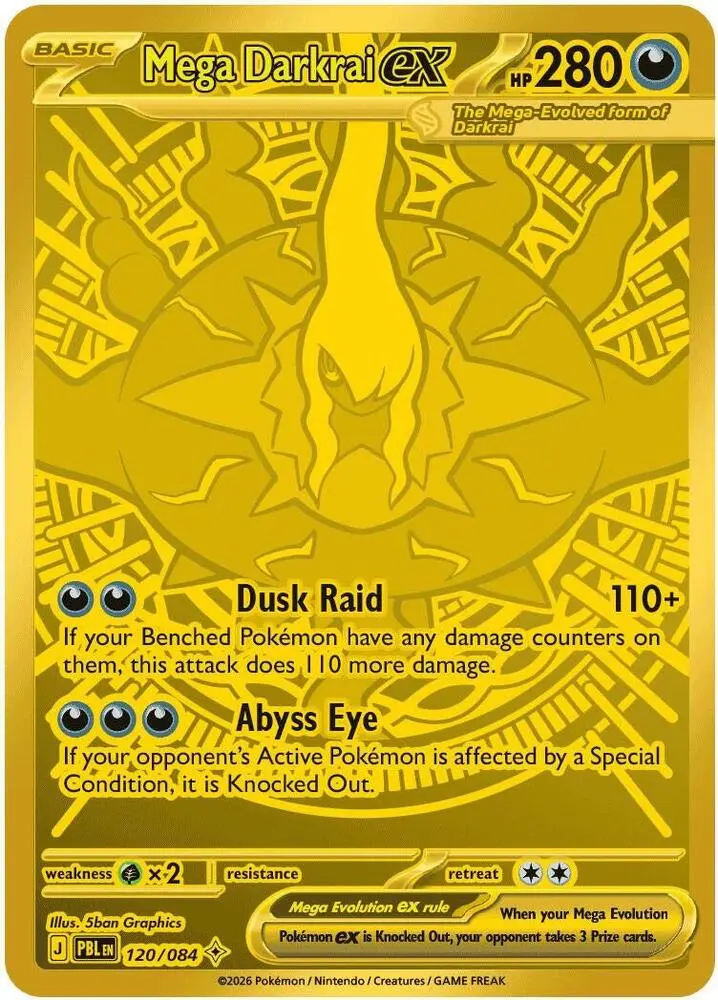 Mega Darkrai ex, Pitch Black 120/84