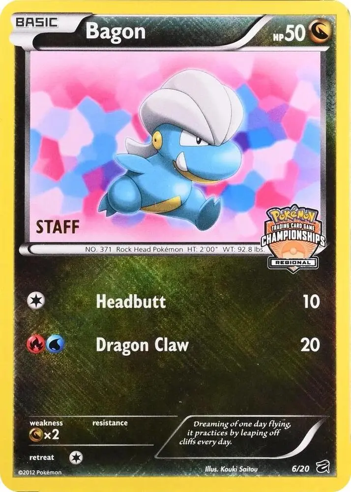 Bagon, League & Championship Cards 006/020