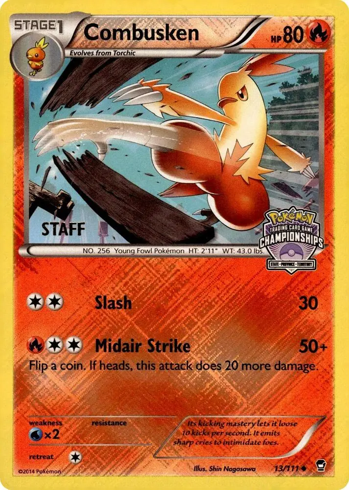 Combusken, League & Championship Cards 013/111