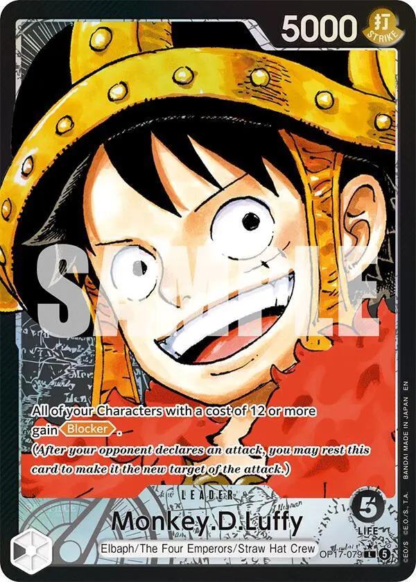 Monkey.D.Luffy (Alt Art), The World's Strongest Warriors OP17-079