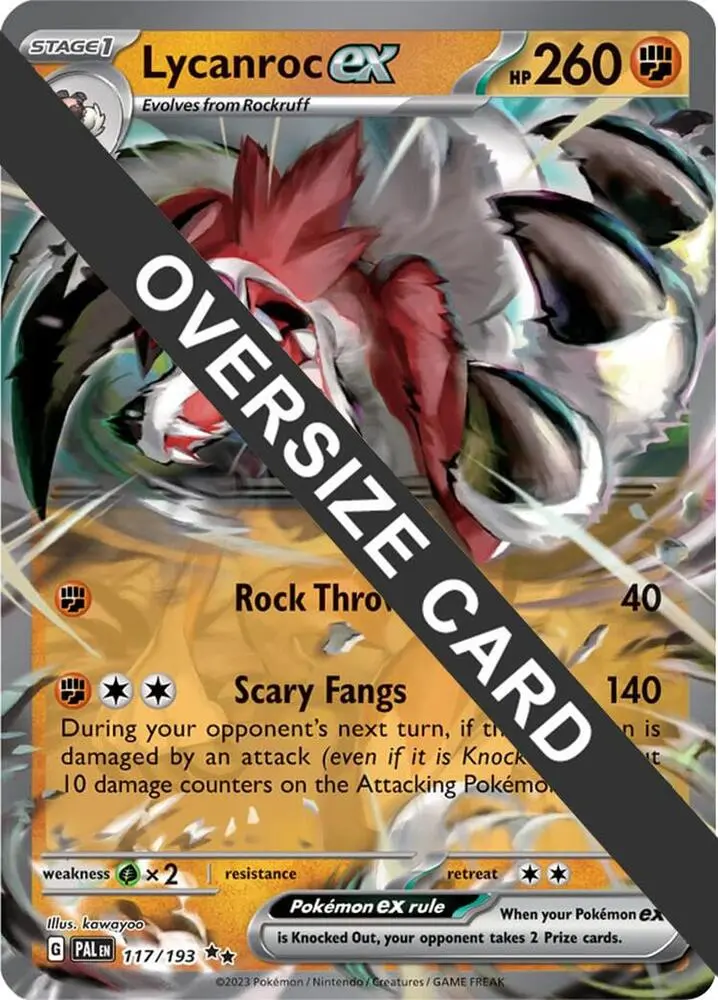 Lycanroc ex, Jumbo cards 117/193