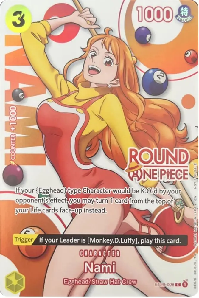 Nami (Round 1 Promo), One Piece Promotion Cards ST29-008