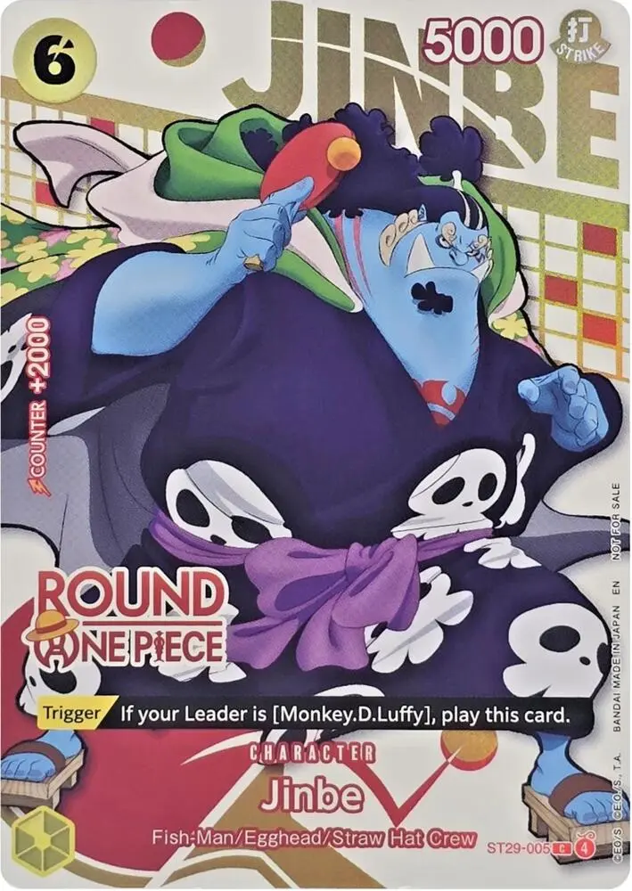 Jinbe (Round 1 Promo), One Piece Promotion Cards ST29-005