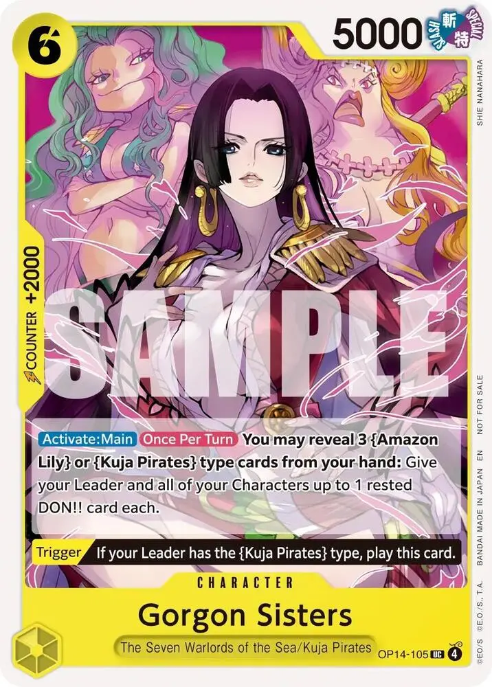 Gorgon Sisters (Tournament Pack 2026 Vol. 3), One Piece Promotion Cards OP14-105