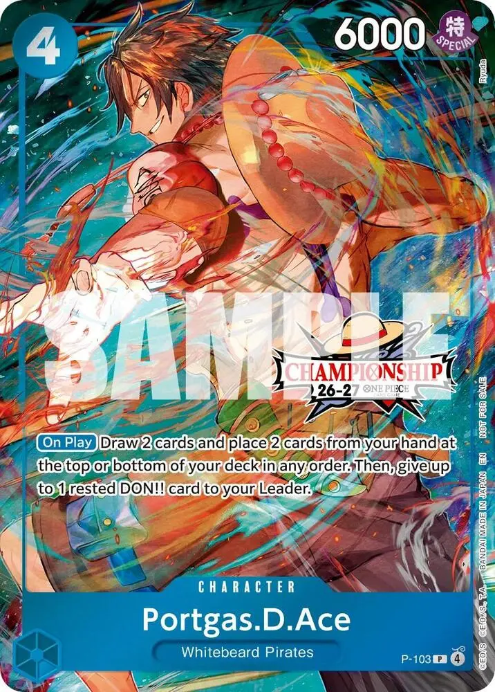 Portgas.D.Ace (CS 26-27 Celebration Pack), One Piece Promotion Cards P-103